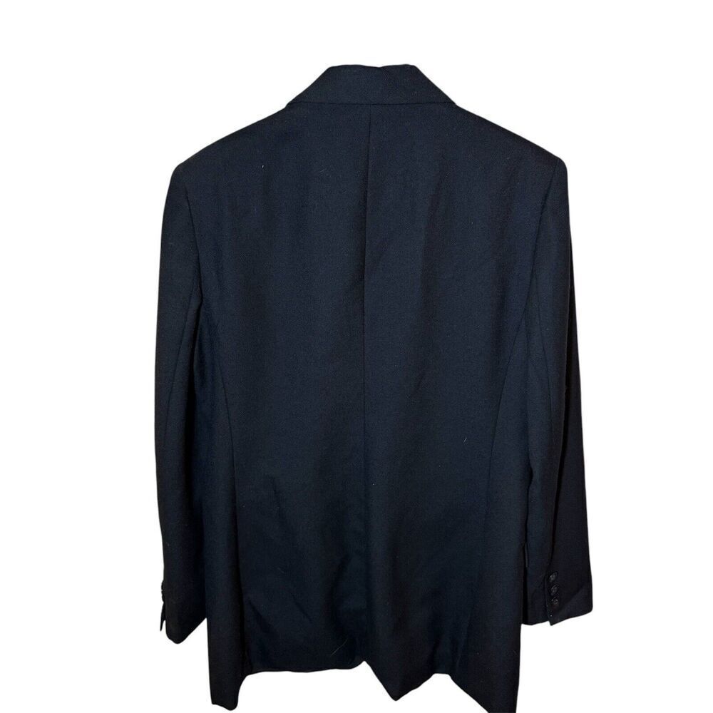 Nordstrom Classiques SZ L 100% Wool Vintage Women's Blazer Career Minimalist - Picture 2 of 13